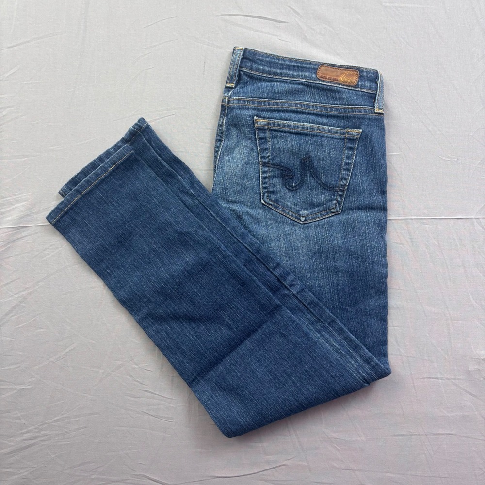 AG Adriano Goldschmied The Ballad Slim Boot Jeans Blue 27R Made in USA